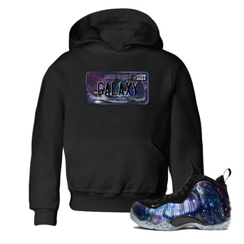 Air Foamposite One Galaxy shirts to match jordans Sneaker Plate sneaker match tees Air Foamposite One Galaxy SNRT Sneaker Release Tees Youth Baby Black 1 crew neck shirts