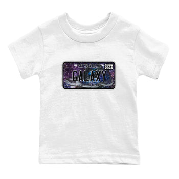 Air Foamposite One Galaxy shirts to match jordans Sneaker Plate sneaker match tees Air Foamposite One Galaxy SNRT Sneaker Release Tees Youth Baby White 2 crew neck shirts