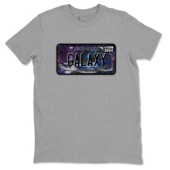 Air Foamposite One Galaxy shirts to match jordans Sneaker Plate sneaker match tees Air Foamposite One Galaxy SNRT Sneaker Release Tees unisex cotton Heather Grey 2 crew neck shirts