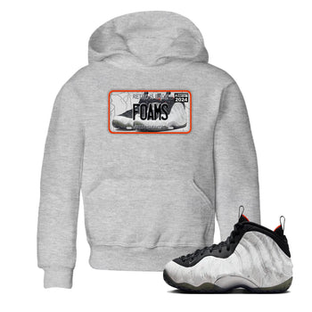 Foams One Jin shirts to match jordans Sneaker Plate sneaker match tees Air Foamposite One Jin match shoes to clothes SNRT Sneaker Tees Youth Baby Heather Grey 1 tee