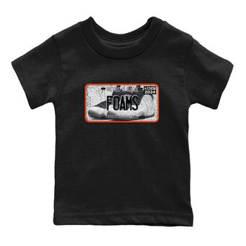 Foams One Jin shirts to match jordans Sneaker Plate sneaker match tees Air Foamposite One Jin match shoes to clothes SNRT Sneaker Tees Youth Baby Black 2 tee