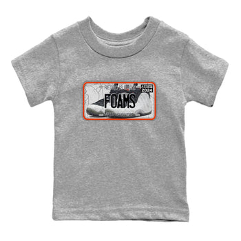 Foams One Jin shirts to match jordans Sneaker Plate sneaker match tees Air Foamposite One Jin match shoes to clothes SNRT Sneaker Tees Youth Baby Heather Grey 2 tee