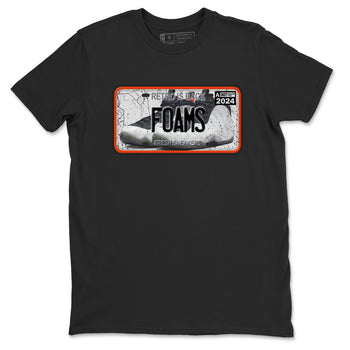 Foams One Jin shirts to match jordans Sneaker Plate sneaker match tees Air Foamposite One Jin match shoes to clothes SNRT Sneaker Tees unisex cotton Black 2 shirts