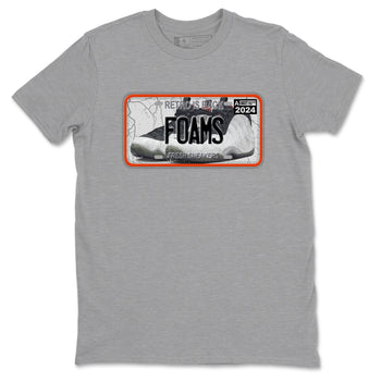 Foams One Jin shirts to match jordans Sneaker Plate sneaker match tees Air Foamposite One Jin match shoes to clothes SNRT Sneaker Tees unisex cotton Heather Grey 2 shirts