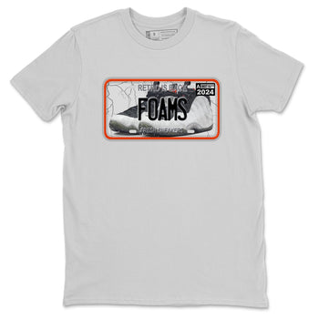 Foams One Jin shirts to match jordans Sneaker Plate sneaker match tees Air Foamposite One Jin match shoes to clothes SNRT Sneaker Tees unisex cotton Silver 2 shirts