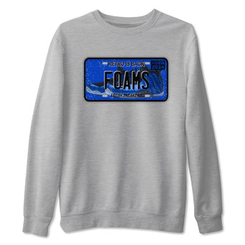 Foams One Royal shirts to match jordans Sneaker Plate sneaker match tees Air Foamposite One Royal match shoes to clothes SNRT Sneaker Tees unisex cotton Heather Grey 2 shirts