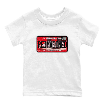 1s Black Toe Reimagined shirts to match jordans Sneaker Plate sneaker match tees Air Jordan 1 Black Toe Reimagined SNRT Sneaker Release Tees Youth Baby White 2 crew neck shirts
