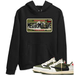 1s Travis Scott Medium Olive shirts to match jordans Sneaker Plate sneaker match tees Air Jordan 1 Travis Scott Medium Olive match shoes to clothes SNRT Sneaker Tees unisex cotton Black 1 shirts