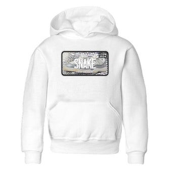 11s Year Of The Snake shirts to match jordans  Sneaker Plate shirts to match jordans Air Jordan 11 Retro Low Year Of The Snake match shoes to clothes SNRT Sneaker Tees Youth Baby White 2 tee