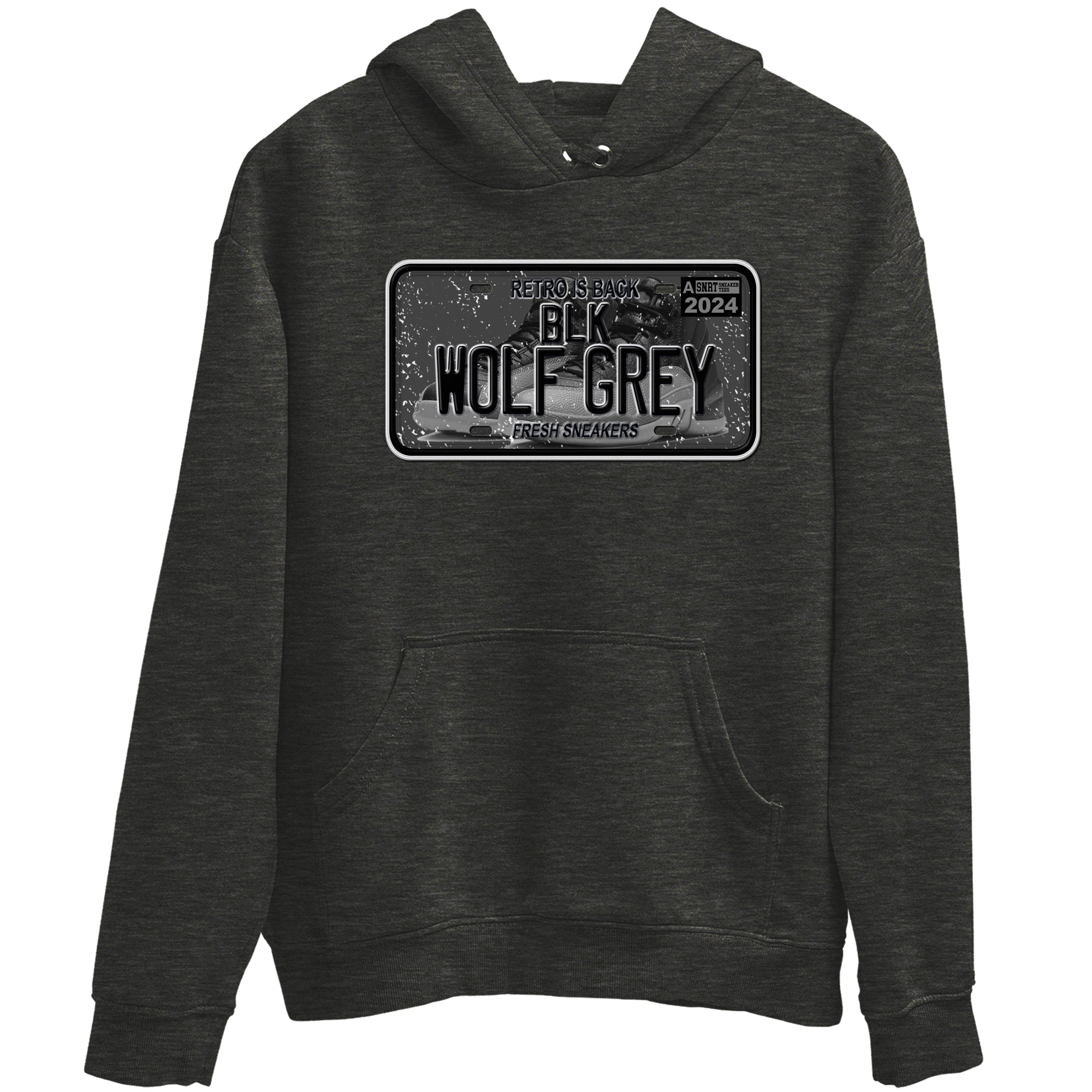 12s Black Wolf Grey shirts to match jordans Sneaker Plate sneaker match tees Air Jordan 12 Barons match shoes to clothes SNRT Sneaker Tees unisex cotton Charcoal Heather 2 shirts