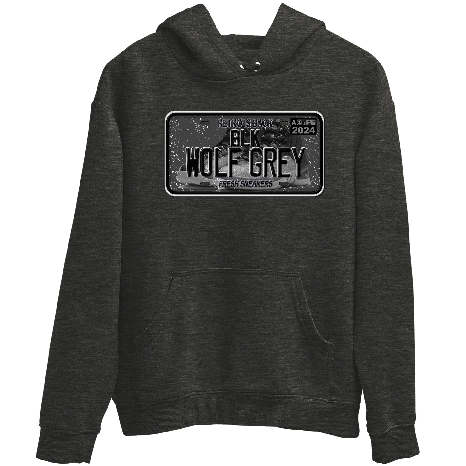 12s Black Wolf Grey shirts to match jordans Sneaker Plate sneaker match tees Air Jordan 12 Barons match shoes to clothes SNRT Sneaker Tees unisex cotton Charcoal Heather 2 shirts