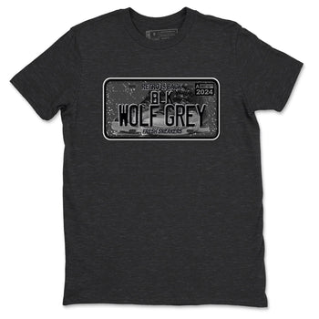 12s Black Wolf Grey shirts to match jordans Sneaker Plate sneaker match tees Air Jordan 12 Barons match shoes to clothes SNRT Sneaker Tees unisex cotton Charcoal Heather 2 shirts