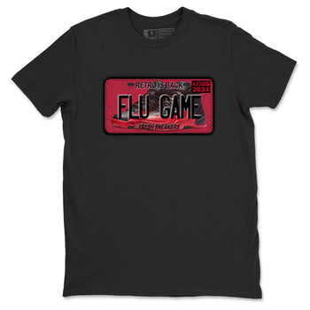 Air Jordan 12 Flu Game shirts to match jordans Sneaker Plate sneaker match tees Air Jordan 12 Flu Game match shoes to clothes SNRT Sneaker Tees unisex cotton Black 2 shirts