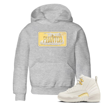 12s Phantom shirts to match jordans Sneaker Plate sneaker match tees Air Jordan 12 WMNS Phantom match shoes to clothes SNRT Sneaker Tees Youth Baby Heather Grey 1 tee