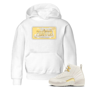 12s Phantom shirts to match jordans Sneaker Plate sneaker match tees Air Jordan 12 WMNS Phantom match shoes to clothes SNRT Sneaker Tees Youth Baby White 1 tee