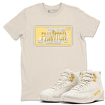 12s Phantom shirts to match jordans Sneaker Plate sneaker match tees Air Jordan 12 WMNS Phantom match shoes to clothes SNRT Sneaker Tees unisex cotton Natural 1 shirts