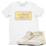 12s Phantom shirts to match jordans Sneaker Plate sneaker match tees Air Jordan 12 WMNS Phantom match shoes to clothes SNRT Sneaker Tees unisex cotton White 1 shirts