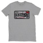 3s Black Cement shirts to match jordans Sneaker Plate sneaker match tees Air Jordan 3 Black Cement SNRT Sneaker Release Tees unisex cotton Heather Grey 2 crew neck shirts