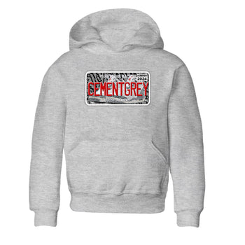 3s Cement Grey shirts to match jordans Sneaker Plate sneaker match tees Air Jordan 3 Cement Grey SNRT Sneaker Release Tees Youth Baby Heather Grey 2 crew neck shirts