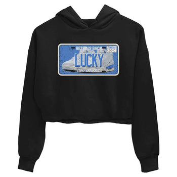 3s Lucky Shorts shirts to match jordans Sneaker Plate best t shirts to wear with jordans Air Jordan 3 Lucky Shorts match shoes to clothes SNRT Sneaker Tees unisex cotton Black 2 crop tee