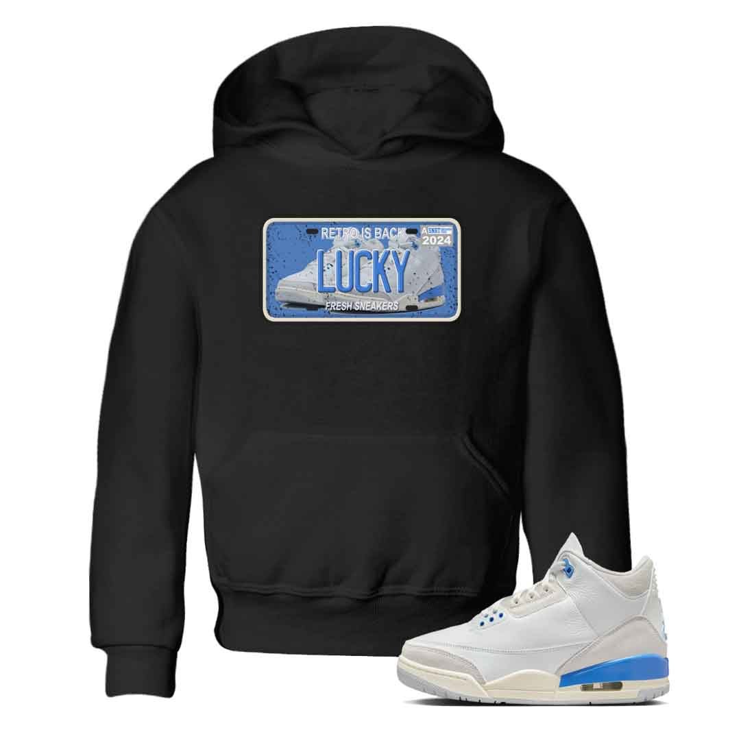 3s Lucky Shorts shirts to match jordans Sneaker Plate best t shirts to wear with jordans Air Jordan 3 Lucky Shorts match shoes to clothes SNRT Sneaker Tees Youth Baby Black 1 tee