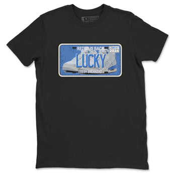 3s Lucky Shorts shirts to match jordans Sneaker Plate best t shirts to wear with jordans Air Jordan 3 Lucky Shorts match shoes to clothes SNRT Sneaker Tees unisex cotton Black 2 shirts