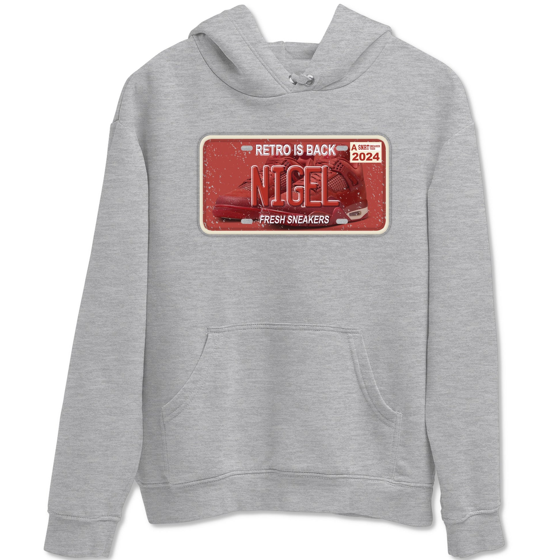 4s Brick By Brick shirts to match jordans Sneaker Plate sneaker match tees Air Jordan 4 Nigel match shoes to clothes SNRT Sneaker Tees unisex cotton Heather Grey 2 shirts