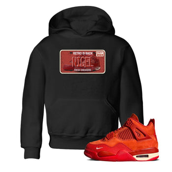 4s Brick By Brick shirts to match jordans Sneaker Plate sneaker match tees Air Jordan 4 Nigel match shoes to clothes SNRT Sneaker Tees Youth Baby Black 1 tee
