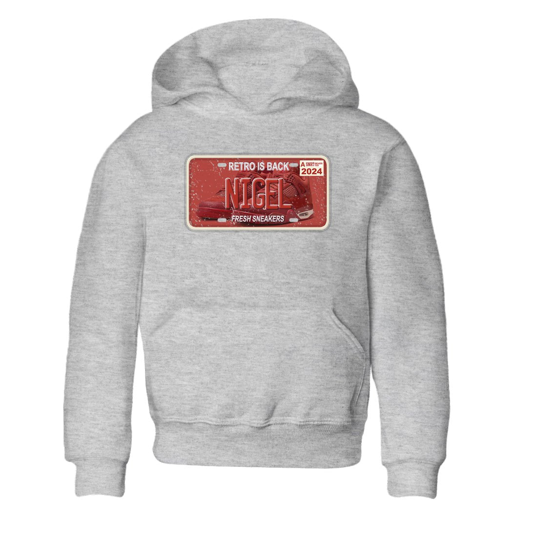 4s Brick By Brick shirts to match jordans Sneaker Plate sneaker match tees Air Jordan 4 Nigel match shoes to clothes SNRT Sneaker Tees Youth Baby Heather Grey 2 tee