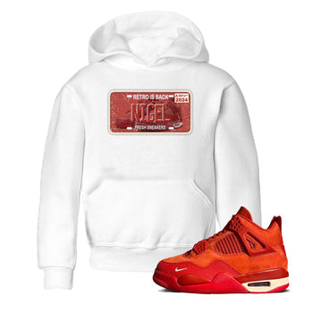 4s Brick By Brick shirts to match jordans Sneaker Plate sneaker match tees Air Jordan 4 Nigel match shoes to clothes SNRT Sneaker Tees Youth Baby White 1 tee