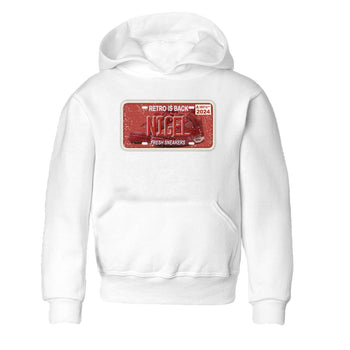 4s Brick By Brick shirts to match jordans Sneaker Plate sneaker match tees Air Jordan 4 Nigel match shoes to clothes SNRT Sneaker Tees Youth Baby White 2 tee