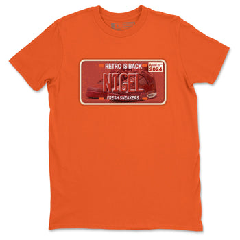 4s Brick By Brick shirts to match jordans Sneaker Plate sneaker match tees Air Jordan 4 Nigel match shoes to clothes SNRT Sneaker Tees unisex cotton Orange 2 shirts