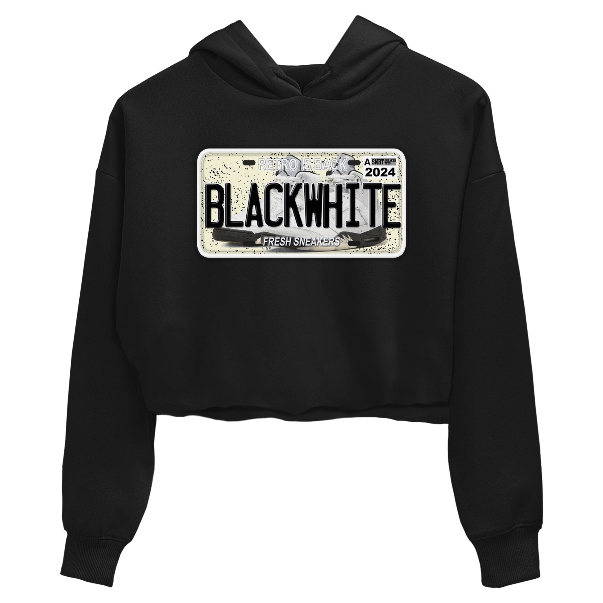 5s White Black shirts to match jordans Sneaker Plate sneaker match tees Air Jordan 5 Retro White Black match shoes to clothes SNRT Sneaker Tees unisex cotton Black 2 crop tee
