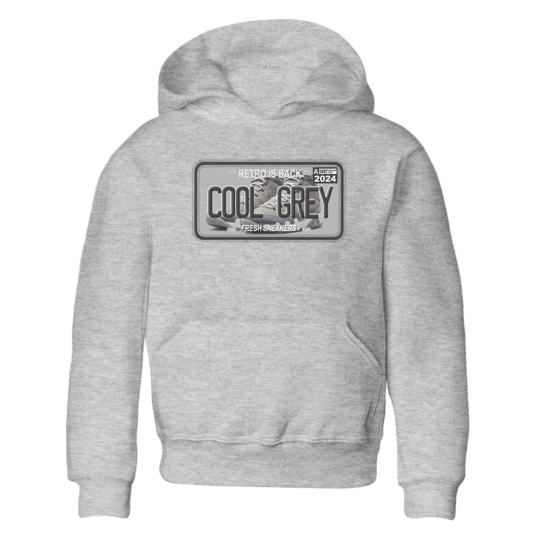 9s Cool Grey shirts to match jordans Sneaker Plate sneaker match tees Air Jordan 9 Retro Cool Grey match shoes to clothes SNRT Sneaker Tees Youth Baby Heather Grey 2 tee