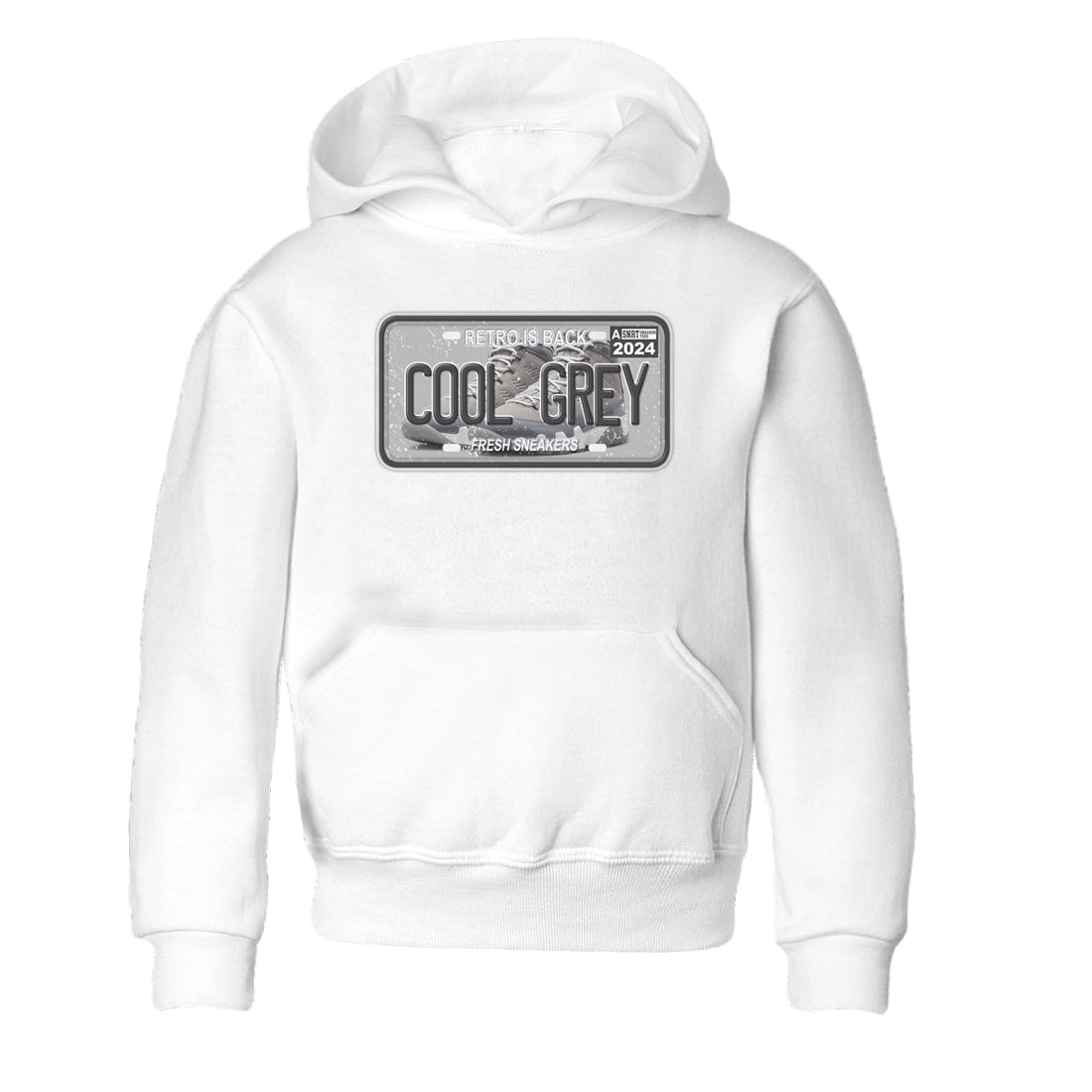 9s Cool Grey shirts to match jordans Sneaker Plate sneaker match tees Air Jordan 9 Retro Cool Grey match shoes to clothes SNRT Sneaker Tees Youth Baby White 2 tee