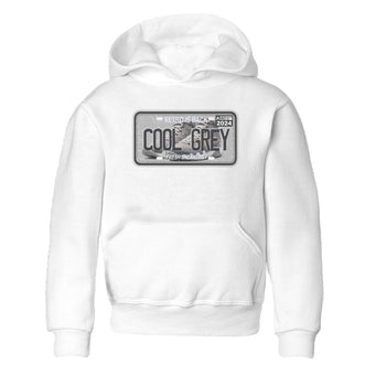 9s Cool Grey shirts to match jordans Sneaker Plate sneaker match tees Air Jordan 9 Retro Cool Grey match shoes to clothes SNRT Sneaker Tees Youth Baby White 2 tee