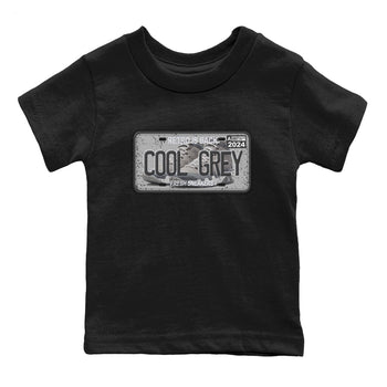 9s Cool Grey shirts to match jordans Sneaker Plate sneaker match tees Air Jordan 9 Retro Cool Grey match shoes to clothes SNRT Sneaker Tees Youth Baby Black 2 tee