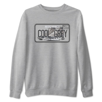9s Cool Grey shirts to match jordans Sneaker Plate sneaker match tees Air Jordan 9 Retro Cool Grey match shoes to clothes SNRT Sneaker Tees unisex cotton Heather Grey 2 shirts