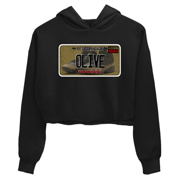 9s Olive shirts to match jordans Sneaker Plate sneaker match tees Air Jordan 9 Olive match shoes to clothes SNRT Sneaker Tees unisex cotton Black 2 crop tee