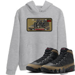 9s Olive shirts to match jordans Sneaker Plate sneaker match tees Air Jordan 9 Olive match shoes to clothes SNRT Sneaker Tees unisex cotton Heather Grey 1 shirts