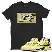 Sneaker Plate SNRT Sneaker Tees - Jordan Jumpman Jack Travis Scott Bright Cactus