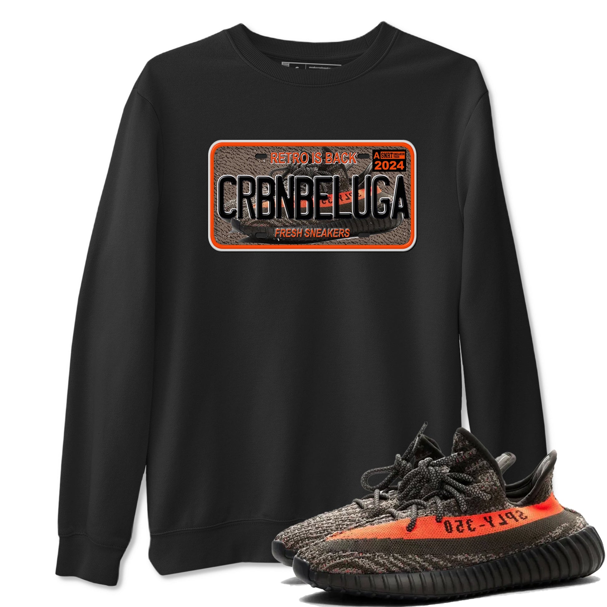 Yeezy 350 Carbon Beluga shirts to match jordans Sneaker Plate sneaker match tees Yeezy 350 Carbon Beluga match shoes to clothes SNRT Sneaker Tees unisex cotton Black 1 shirts