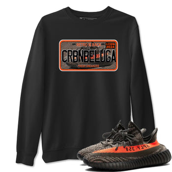 Yeezy 350 Carbon Beluga shirts to match jordans Sneaker Plate sneaker match tees Yeezy 350 Carbon Beluga match shoes to clothes SNRT Sneaker Tees unisex cotton Black 1 shirts
