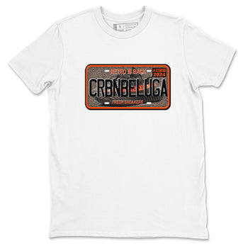 Yeezy 350 Carbon Beluga shirts to match jordans Sneaker Plate sneaker match tees Yeezy 350 Carbon Beluga match shoes to clothes SNRT Sneaker Tees unisex cotton White 2 shirts