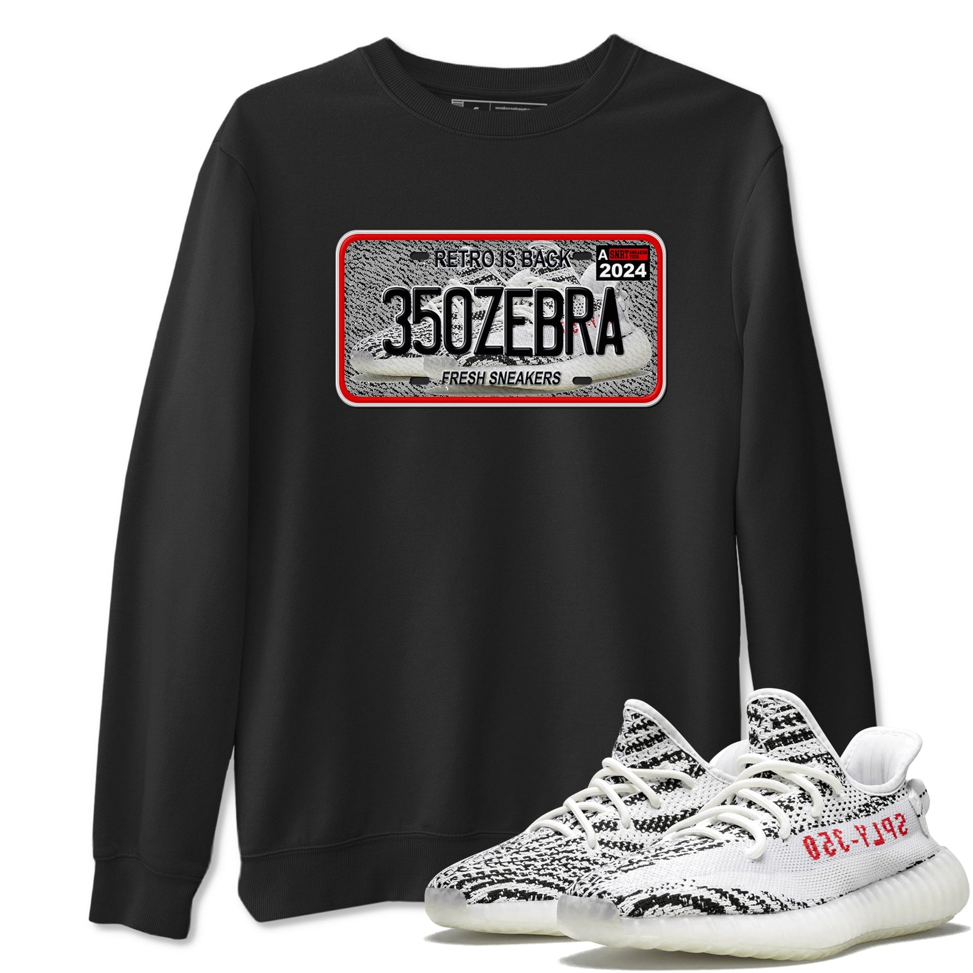 Yeezy 350 Zebra shirts to match jordans Sneaker Plate sneaker match tees Yeezy 350 Zebra match shoes to clothes SNRT Sneaker Tees unisex cotton Black 1 shirts