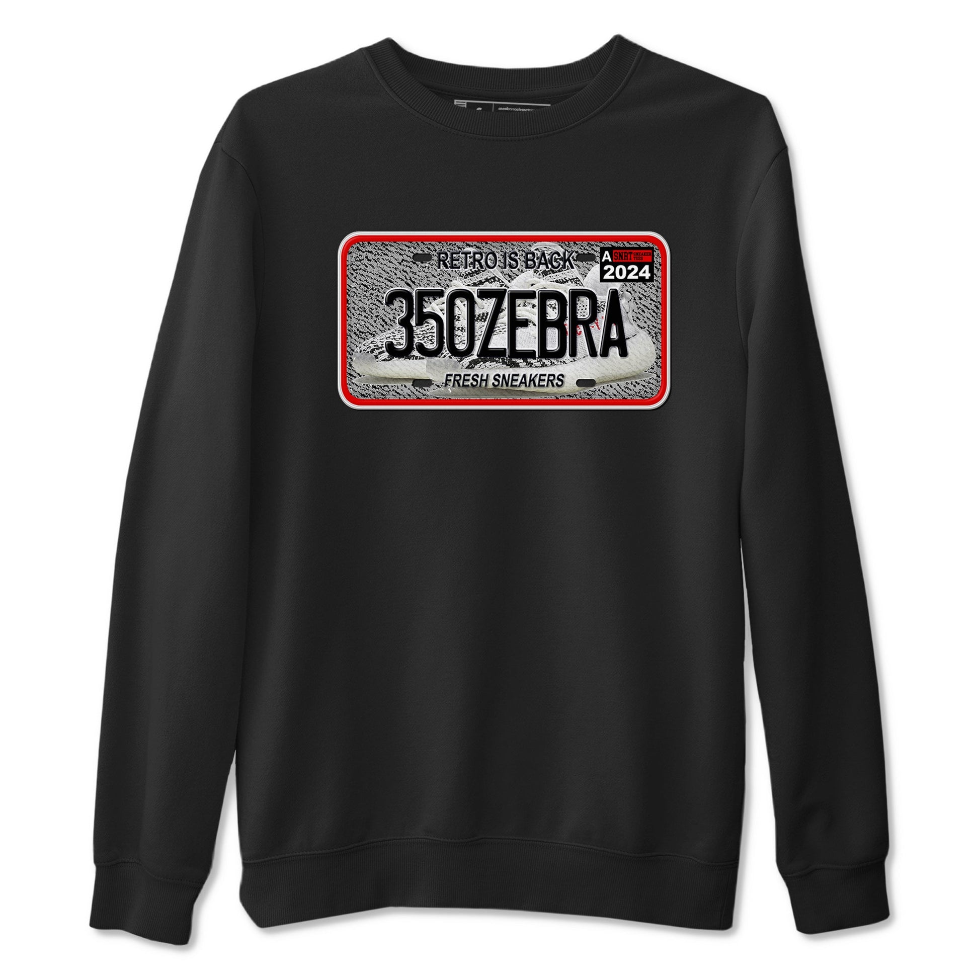 Yeezy 350 Zebra shirts to match jordans Sneaker Plate sneaker match tees Yeezy 350 Zebra match shoes to clothes SNRT Sneaker Tees unisex cotton Black 2 shirts
