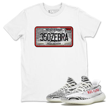 Yeezy 350 Zebra shirts to match jordans Sneaker Plate sneaker match tees Yeezy 350 Zebra match shoes to clothes SNRT Sneaker Tees unisex cotton White 1 shirts