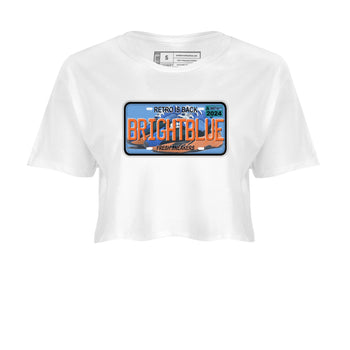 Yeezy 700 Bright Blue shirts to match jordans Sneaker Plate sneaker match tees Yeezy 700 Bright Blue match shoes to clothes SNRT Sneaker Tees unisex cotton White 2 crop tee