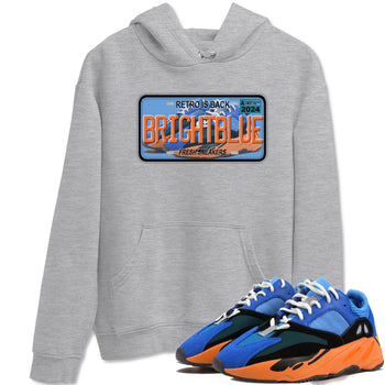 Yeezy 700 Bright Blue shirts to match jordans Sneaker Plate sneaker match tees Yeezy 700 Bright Blue match shoes to clothes SNRT Sneaker Tees unisex cotton Heather Grey 1 shirts