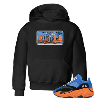 Yeezy 700 Bright Blue shirts to match jordans Sneaker Plate sneaker match tees Yeezy 700 Bright Blue match shoes to clothes SNRT Sneaker Tees Youth Baby Black 1 tee